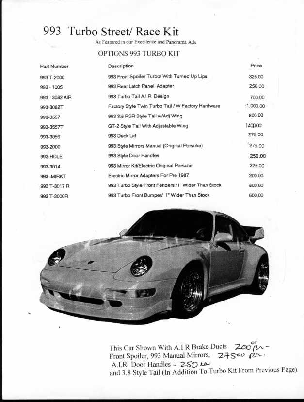porsche 911935993 Catalogue
